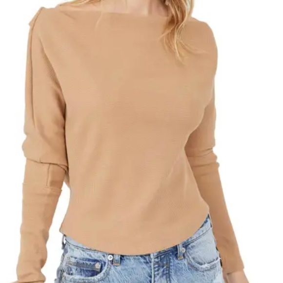 Free People Tops - Free People Fuji off the shoulder thermal top